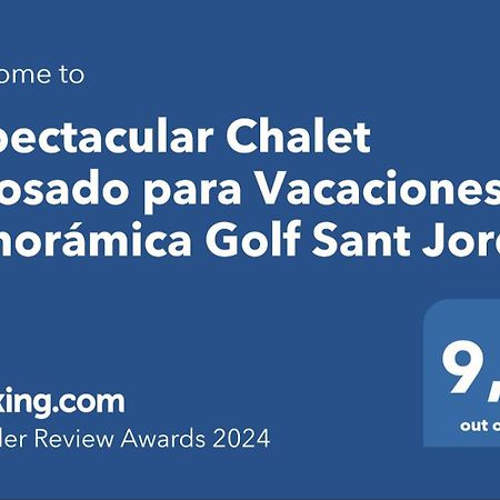 Espectacular Chalet Adosado Para Vacaciones En Panoramica Golf Sant Jordi מראה חיצוני תמונה