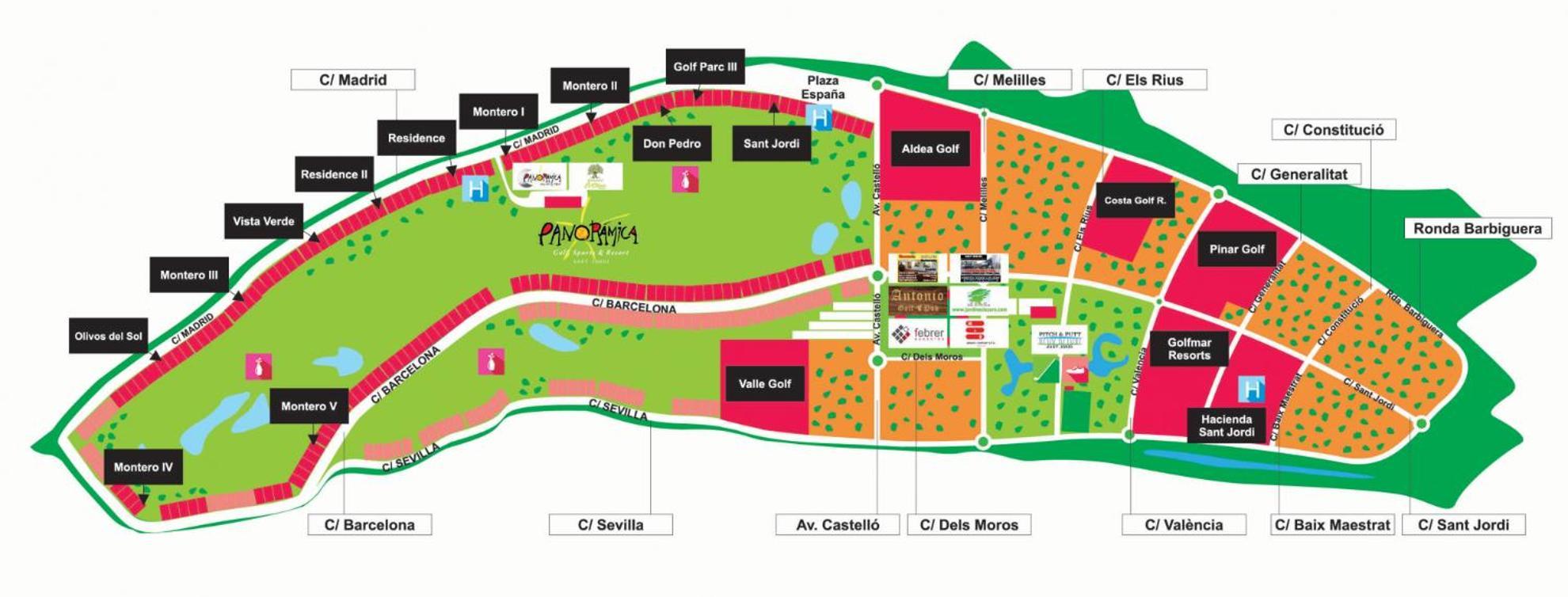 Espectacular Chalet Adosado Para Vacaciones En Panoramica Golf Sant Jordi מראה חיצוני תמונה