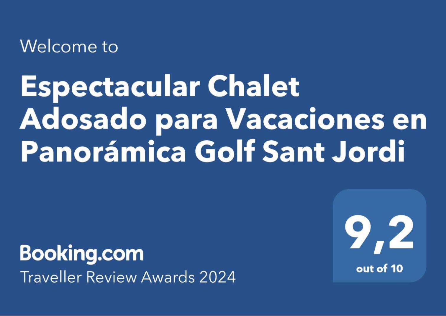 Espectacular Chalet Adosado Para Vacaciones En Panoramica Golf Sant Jordi מראה חיצוני תמונה
